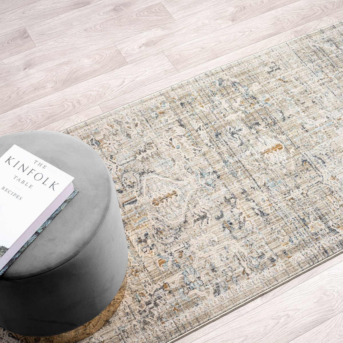 Aubrey 6755 Taupe Runner by the Metre