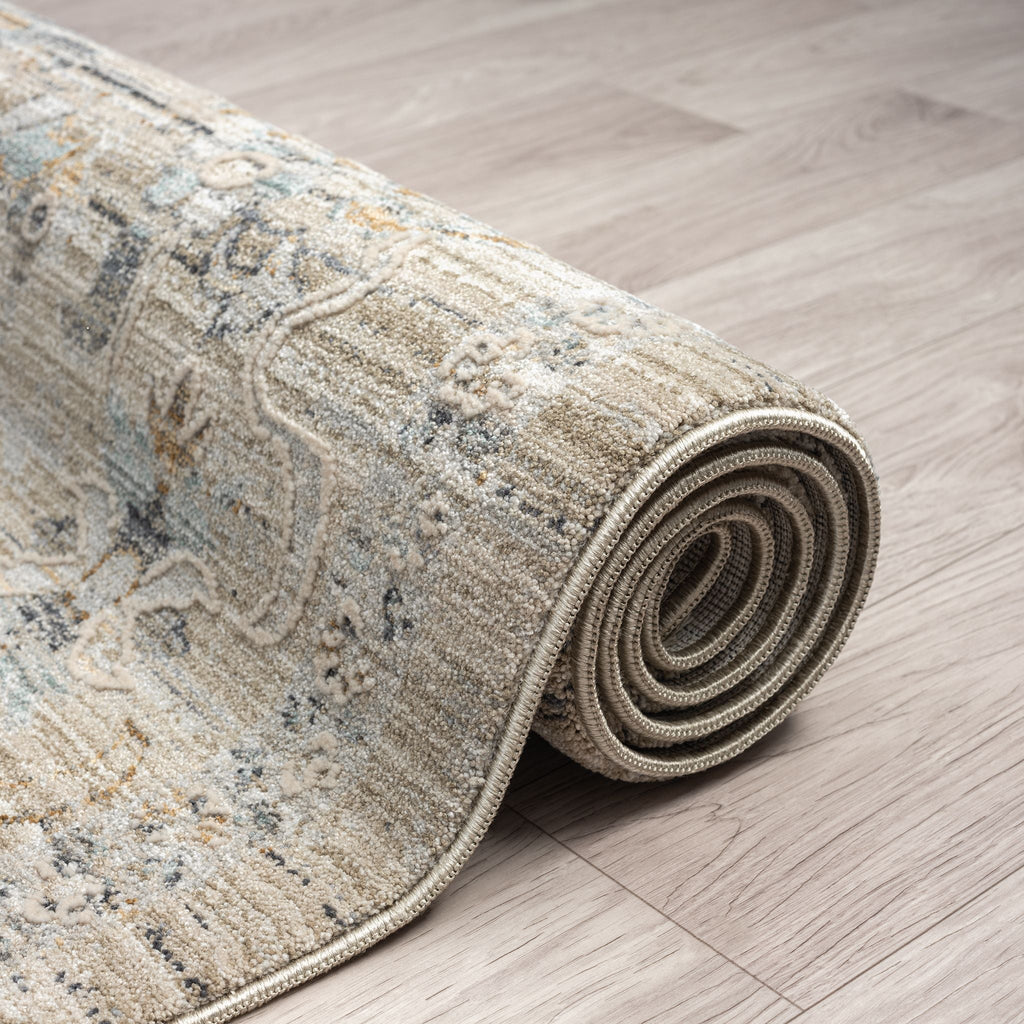 Aubrey 6755 Taupe Runner by the Metre