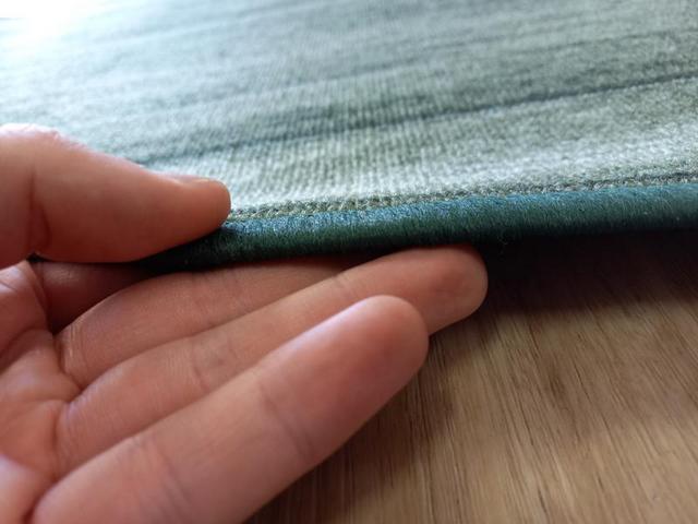 Clearance Rubber Back Hall Runner Green Rama 67cm Wide