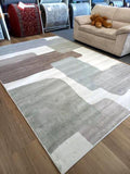 Contemporary Pastel Panels Design High Quality Floor Area Rug 10mm Thick