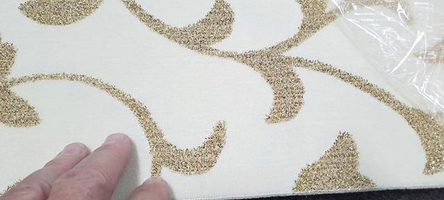 Event Wedding Riviera Cream Gold Shimmer Carpet Runner 100cm x 20m Roll Bulk Order