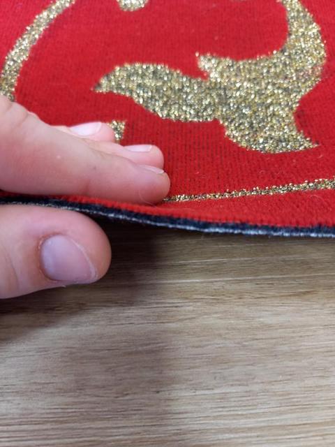 Event Wedding Riviera Red Gold Shimmer Carpet Runner 100cm x 20m Roll Bulk Order