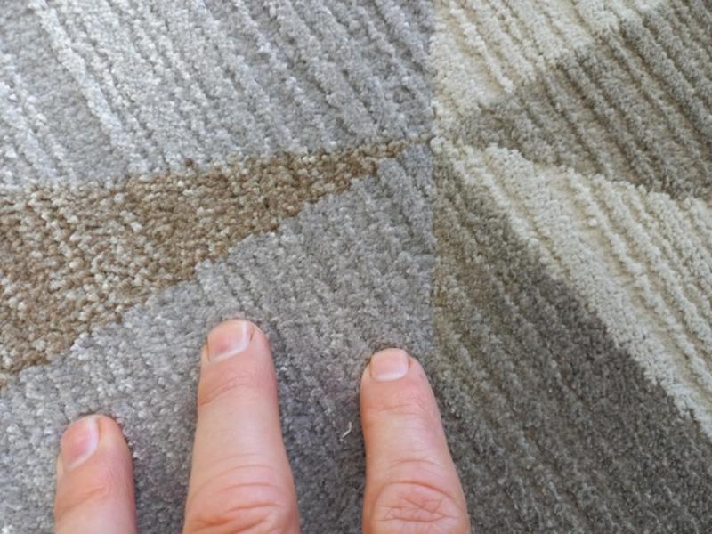 Super Soft Feel Fibers Triangles Vienna Multi Coloured 9mm Thick Abstract Floor Area Rugs